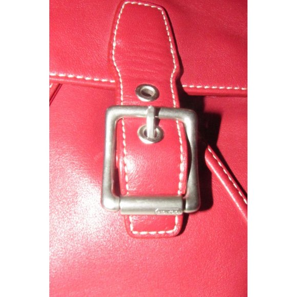 Coach, \'Legacy\' Red Sling Style Shoulder Bag or Backpack Buttery Soft Leather main image 4